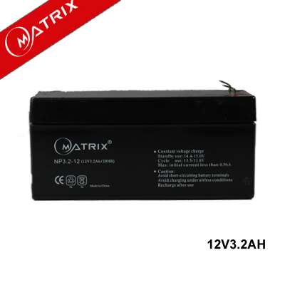 LED rechargeable solar lantern battery 6v 3.2ah