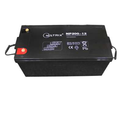 12v 200ah agm deep cycle solar battery with wholesale price