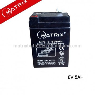 Rechargeable light 6V 5AH 20HR battery